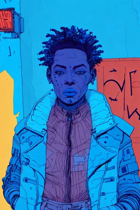 A close up of a person wearing a jacket and tie - SeaArt AI