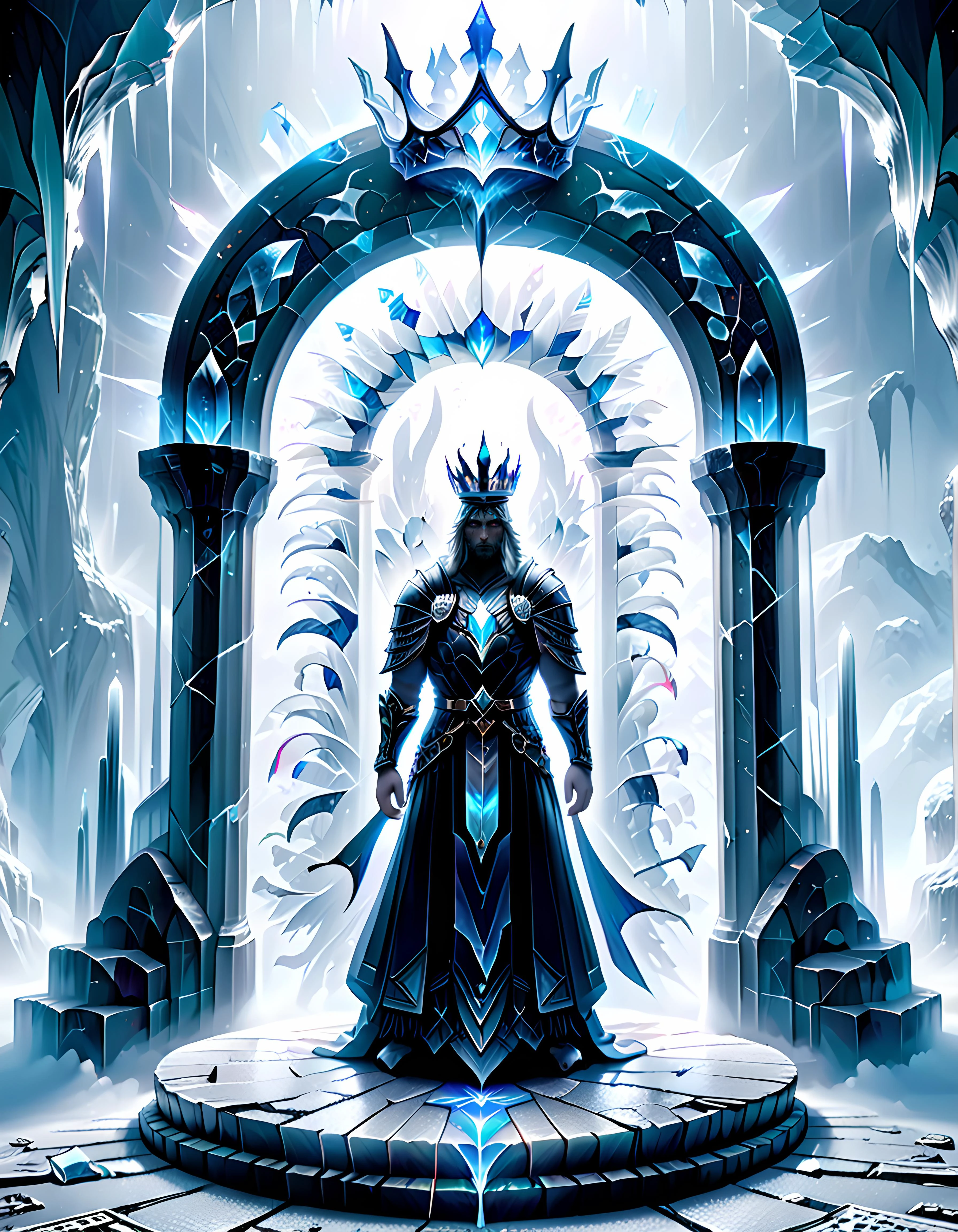 1male white marble In the style of TOK app icon galaxy space art stones, sharp corners, crystals gemstones glowing at night <lora:sdxl_glass:1> portal, <lora:ral-opal-sdxl:0.5> opal <lora:appicons:1> <lora:detailed_notrigger:1>royal crown, altar, large iron chalice, <lora:ral-milkyglass:1> ral-milkyglass pillars, arches, icicles, snow, cave <lora:sss:0.5> sss <lora:glowneon_xl_v1:1>feathers,