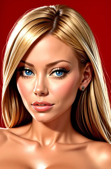 face and bust portrait of jenna jameson, best quality, masterpiece
