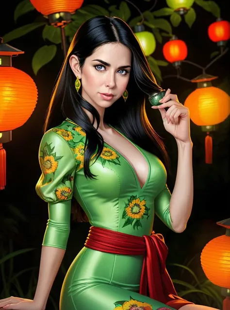 solo focus, 3/4 shot, medium shot, portrait, glossy magazine photo_shoot by Suze Randall and Holly Randall
sarah silverman modelshoot portrait by Anna Dittmann outdoors, lantern festival, summer festival