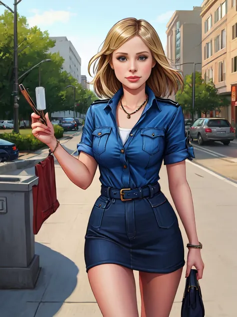 add_detail, masterpiece, Kristen Bell is a teen detective,