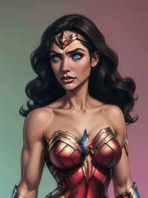 Wonder Woman, BREAK rgb eyes BREAK,