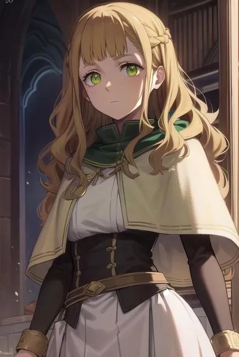 mimosavermillion, <lyco:mimosavermillionv2-lyco-nochekaiser:1>,
mimosa vermillion, brown hair, (green eyes:1.5), blunt bangs, bangs, medium hair, wavy hair,
BREAK dress, capelet, long sleeves,
BREAK looking at viewer,
BREAK outdoors,
BREAK <lora:GoodHands-vanilla:1>, (masterpiece:1.2), best quality, high resolution, unity 8k wallpaper, (illustration:0.8), (beautiful detailed eyes:1.6), extremely detailed face, perfect lighting, extremely detailed CG, (perfect hands, perfect anatomy),