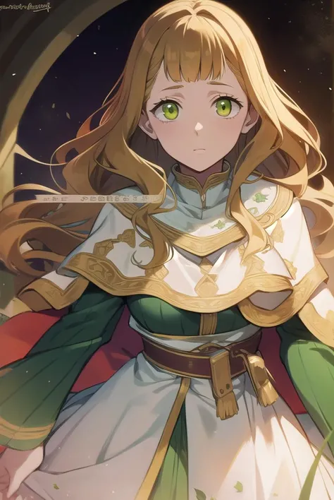 mimosavermillion, <lora:mimosavermillionv2-lora-nochekaiser:1>,
mimosa vermillion, brown hair, (green eyes:1.5), blunt bangs, bangs, medium hair, wavy hair,
BREAK dress, capelet, long sleeves,
BREAK looking at viewer,
BREAK outdoors,
BREAK <lora:GoodHands-vanilla:1>, (masterpiece:1.2), best quality, high resolution, unity 8k wallpaper, (illustration:0.8), (beautiful detailed eyes:1.6), extremely detailed face, perfect lighting, extremely detailed CG, (perfect hands, perfect anatomy),