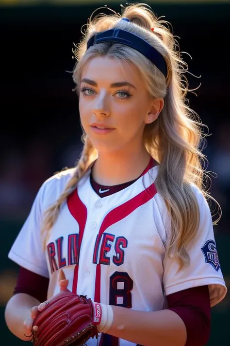 DEN_blonde_gabie,
(playing baseball and wearing a baseball uniform swinging a bat, baseball uniform, playing baseball, baseball:1.2),
bokeh, f1.4, 40mm, photorealistic, raw, 8k, textured skin, skin pores, intricate details <lora:epi_noiseoffset2:1>, epiCRealism <lora:ClothingAdjuster3:-1.3>
