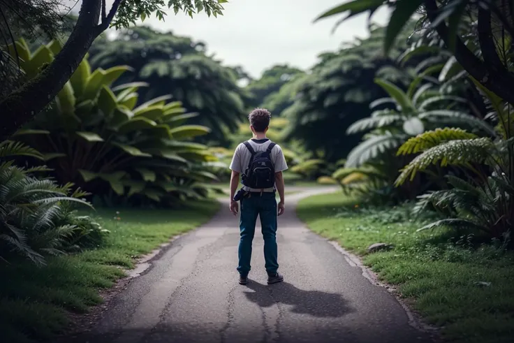 (35mmstyle:1), analog style, film-like, raw, hip level shot, a magic jaguar boy in the middle of the amazonic jungle, prismatic highlights, atmosphere, gorgeous, depth of field, cinematic, macro, concept art, 50mm, artstation, wlop, elegant, epic, weta digital, focus, octane render, v-ray, 8k, kodak portra, <lora:epiNoiseoffset_v2:0.6>