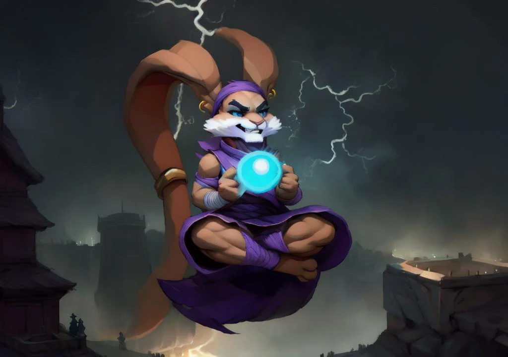 solo,
female,
rabbit,
bandages,
floating,
bum,
ears tied like a bum,
hair bum,
ears bum,
meditation,
arm bandages,
leg bandages,
big tits,
thin,
tonned,
random pose,
long ears,
very long ears,
piercings,
ear piercings,
ring piercings,
bandana,
purple bandana,
lightning,
dress,
evil,
evil face,
evil grim,
evil smile,
beard,
white beard,
(detailed background, depth of field),
(intricate:1.1),
(high detail:1.2),
(soft focus),
(masterpiece, best quality, 4k, 2k, shaded, absurd res),
hyper realism,
by Chunie,
by CyanCapsule,
by Hallogreen,
<lora:Typhoon_Kaze:1> typhoon_kaze