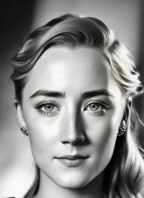 A 1930s professional photograph of sks woman, ((detailed face)), (High Detail), Sharp, 8k, ((bokeh)), <lora:locon_saoirse_v1_from_v1_64_32:1.3>