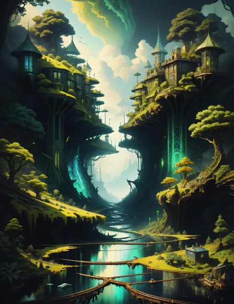 ((best quality)), ((masterpiece)), ((realistic,digital art)), (hyper detailed),DonML34f, Island, <lora:DonML34f:1.0>