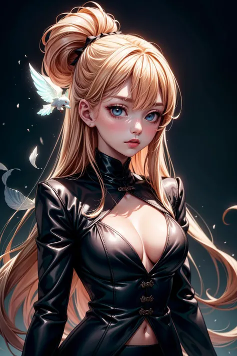 masterpiece, best quality, ultra high res, a pale Vietnamese ginger ethereal girl, (ethereal art:1.3), ghostly visual,deep shadow, dark theme, fully clothed, <lora:add_detail:1>