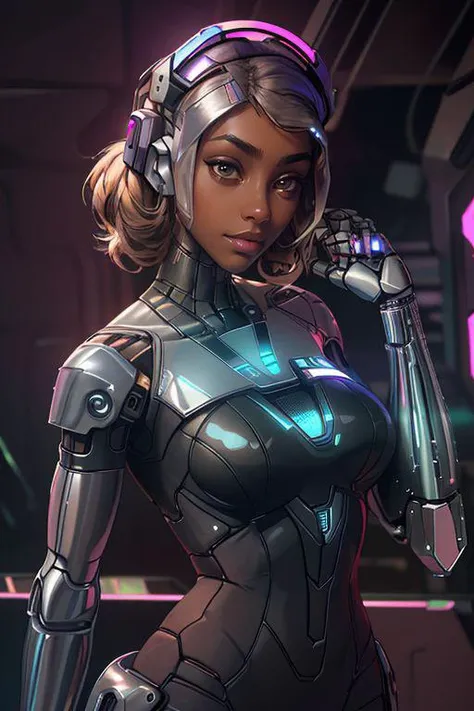 Merger__nyxia,
(woman with a (robot arm:1.2) and (mechanical limbs:1.2) wearing sunglasses, human body, (android:1.2), (robot arm:1.2), machinery, (cyberpunk:1.2), punk:1.2),
bokeh, f1.4, 40mm, photorealistic, raw, 8k, textured skin, skin pores, intricate details <lora:epi_noiseoffset2:1>, epiCRealism <lora:ClothingAdjuster3:-1>