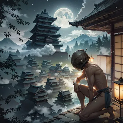 (masterpiece:1.2),(best quality:1.2),highly detailed,highres,absurdres,original,extremely detailed CG 8k wallpaper,illustration,an extremely delicate and beautiful,finely detail,beautiful detailed,hyper extreme detailed,high definition,(japanese ancient street),night,outdoors,official art,cinematic lighting,detailed light,[[flowing dust]],1man,(on rooftop,one knee,from above, looking down:1.3),topless male,(helmet,covered face),belt,(long loincloth,SOLO:1.2),[nude],underwear,barefoot,male,focus,nude,samurai attire,<lora:CHAR-LetMeSoloHer:1>,LetMeSoloHer,pot helmet,LetMeSoloHer,pot helmet,densely populated streets,squatting,(ancient:1.3),(ancient japanese architecture:1.5),east asian architecture,
masterpiece,best quality,japanese martial arts style,a snowing Salvadoran night scene with lanterns and water lilies,pond with many lanterns and boats,a night scene with many lights and boats in the water,snowflakes,Lake surface,lotus flowers,beautiful night scene,(((japanese martial arts style))),with vast sky,continuous mountains and steep cliffs,ink wash style,outline light,atmospheric atmosphere,depth of field,mist rising,bamboo,pine trees,octagonal stone pavilion,waterfall flowing water,big full moon,(No color),Monochrome,light color,
A stormy sky over a with Distinguished ice cream stands,Tilting,Negative Space,separation light,high key masterpiece,realistic,award winning,volumetric light and fog,neon palette,subsurface scattering,caustics,bloom,perfect exposure,perfect composition,rule of thirds,8k,hdr10,cinematic,breathtaking,ray tracing,<lora:Ghibli_v4:0.8>,