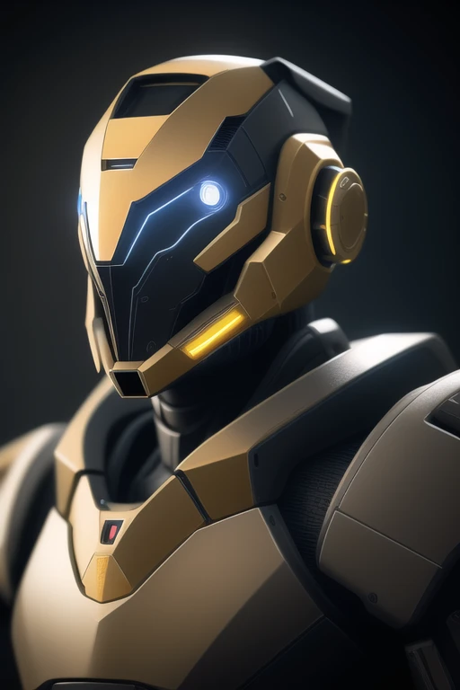 nousr robot best quality, cgunity, 8k, raw photo of (beautiful:1.2) cyborg dog, warframe style, black gold, ultra detailed, ambient light, volumetric lighting, realistic, realistic lighting, cinematic lighting, depth of field, sharp focus, dynamic pose, face focus, looking at viewer, (high contrast:1.2), (film grain)