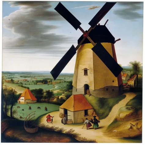 <lora:MedEvil:1> MedEvil windmill