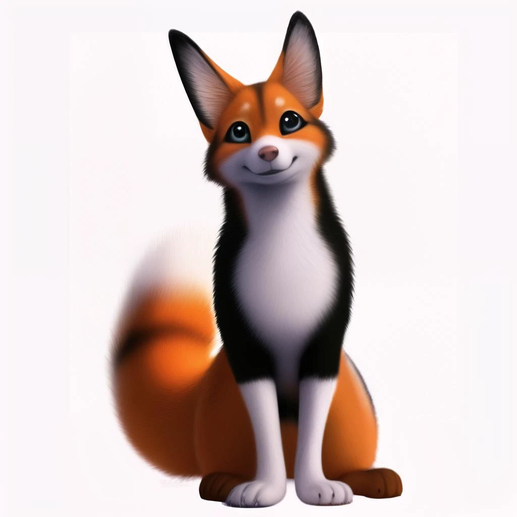 fox, refenence, concept, character list, white background, ((realism))