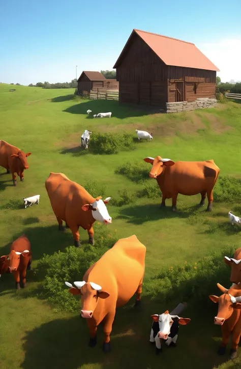 cow <lora:3dModelFarm_V_1_20_Step:0.9>