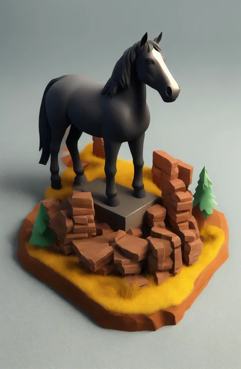 horse <lora:3dModelFarm_V_1_20_Step:0.9>