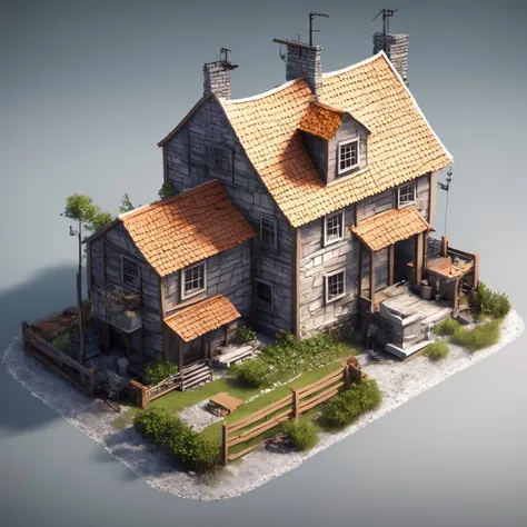 building <lora:3dModelFarm_V_1_20_Step:0.9>, epic realistic