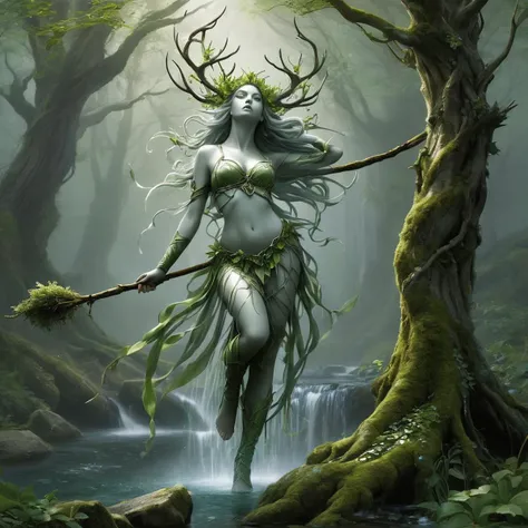 temperate Sinkhole
favorable weather
Dryad - A tree nymph or spirit that inhabits and protects forests and groves.
Banshee - Female spirit in Irish folklore that foretells death with her wailing.
Berend Strik
Gray
medieval
breathtaking . award-winning, professional, highly detailed