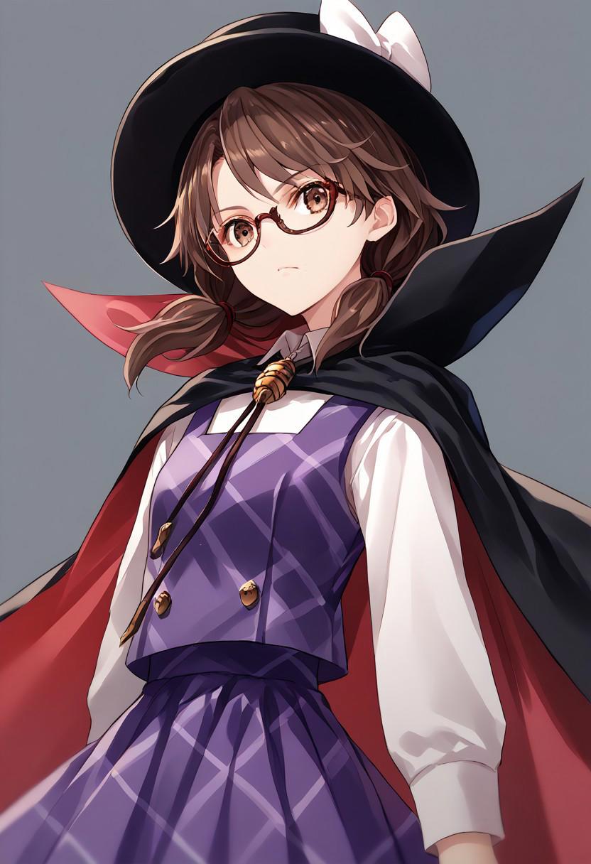 A close up of a person wearing a hat and a dress - SeaArt AI