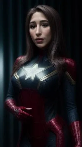 photorealistic,abella danger, <lora:AbellaDanger:0.7>, cosplay_marvel, absurdres, best quality,  <lora:LowRA:1> <lora:more_details:1>,