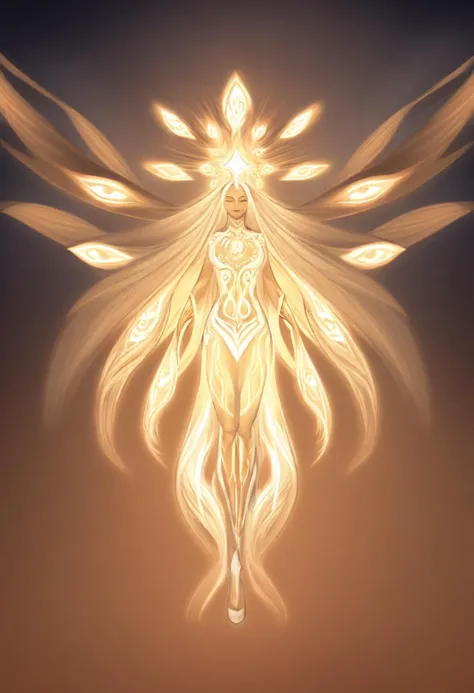 A seer with luminous tattoos of prophetic visions and burning prophecies, each glowing mark revealing glimpses of the future