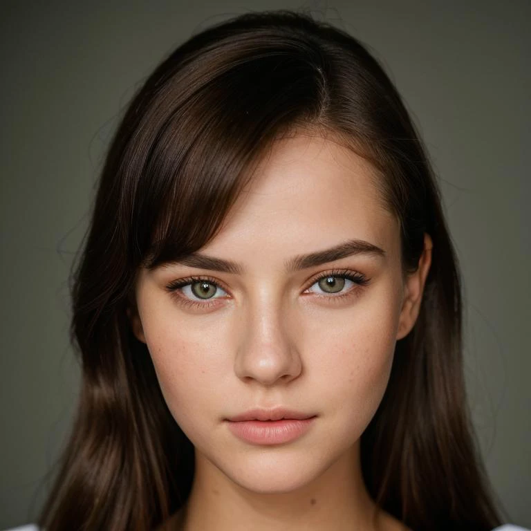 RAW photo of a girl, portrait of a beautiful girl, from above, (face: Circular Face, Deep-Set Eyes, [eye color brown], Nose with an Asymmetrical Shape, thin lips, prominent cheeks, square chin), [Saint Martinois + random hairstyle + random hair color + random Eyebrow style], extremely detailed face eyes lips, highly realistic, masterpiece, absurdres, intricate, highly detailed, high quality photography, 3 point lighting, flash with softbox, 16k, Leica M6, Ektachrome 64, smooth, sharp focus, high resolution, award winning photo, 50mm, f2.8, depth of field