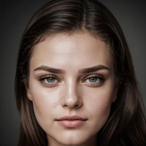 RAW photo of a girl, portrait of a beautiful girl, dutch angle, (face: Circular Face, Recessed Eyes, [eye color hazel], Nose with an Ample Base Shape, soft lip contours, lower cheekbones, soft chin), [Azorean + random hairstyle + random hair color + random Eyebrow style], extremely detailed face eyes lips, highly realistic, masterpiece, absurdres, intricate, highly detailed, high quality photography, 3 point lighting, flash with softbox, 16k, Leica M6, Ektachrome 64, smooth, sharp focus, high resolution, award winning photo, 50mm, f2.8, depth of field