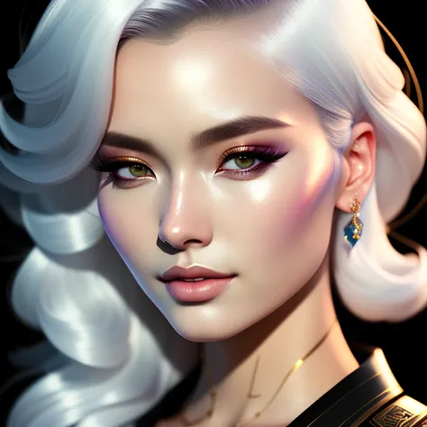 artificial-journey style beautiful female cleric, ethereal, dreamy, backlit, silky white hair, realistic face, full body portrait, realistic lighting, sharp focus, windswept, rule of thirds, by artgerm, wlop, rossdraws, frank frazetta, andrei riabovitchev, trending on artstation, hd, 4 k, fantasy