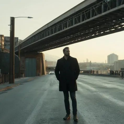 UHD, 4k, ultra detailed, cinematic, a photograph of <lora:Cinematic Hollywood Film:1.5>
Epic Creative Scene a man standing in a city street with a bridge in the background Cinematic Hollywood Film Style, epic, beautiful lighting, inpsiring