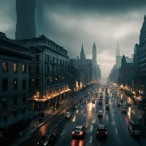 Dark Fantasy Art of cinematic film still of <lora:Cinematic Hollywood Film:1.5>
Epic Creative Scene a city with a lot of traffic on it Cinematic Hollywood Film Style, dark, moody, dark fantasy style