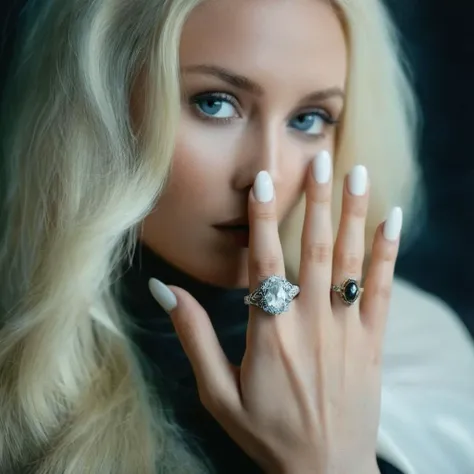 Dark Fantasy Art of cinematic film still of <lora:Cinematic Hollywood Film:1.5>
Epic Creative Scene a blonde woman with a ring on her finger Cinematic Hollywood Film Style, dark, moody, dark fantasy style