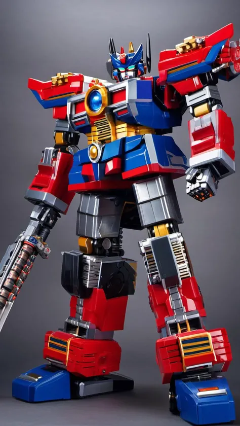 (RARS:0.8), (best-proportions:1.2),best quality, masterpiece, ultra-detailed, super robot ,(large size robot:1.5), glowing eyes, (full body:1.2), clenched hand, mechanical parts, robot joints, (Detailed eye description:1.2),(huge mechanical weapon:1.3), (detailed weapon description:1.2),(huge mechanical gun:1.2), (holding weapon :1.6) <lora:srdxl_v2k:0.4>