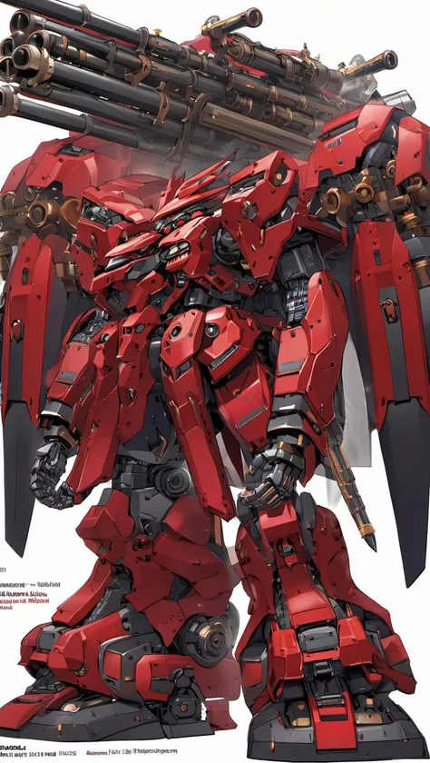 (HRS:1.2), best quality, masterpiece, mecha, (large size robot:1.5), glowing eyes, (full body:1.2), clenched hand, mechanical parts, robot joints, (huge shield:1.2),(Detailed eye description:1.2),(huge mechanical weapon:1.3),(detailed shield description:1.2), (detailed weapon description:1.2),(huge mechanical gun:1.2), (holding weapon :1.3) <lora:srdxl_v2k:0.4>