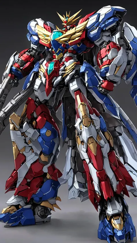 (SRS:1.5), mecha, mecha armor, full armor, glowing eyes, battlefield, (full body:1.2), mechanical parts, robot joints,(huge shield:1.2),best quality, masterpiece, highly detailed, ultra-detailed,(battle-ready:1.2),(powerful stance:1.3),(Detailed eye description:1.2),(huge mechanical weapon:1.3),(detailed armor description:1.2),(detailed shield description:1.2),(detailed weapon description:1.2),(huge mechanical gun:1.2),(holding weapon and weapon :1.3)<lora:srdxl_v1_5g:0.8>