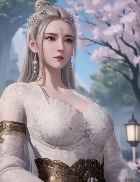 ultra realistic 8k cg, flawless, clean, masterpiece, professional artwork, famous artwork, cinematic lighting, cinematic bloom, perfect face, beautiful face, fantasy, dreamlike, unreal, science fiction, lace, lace trim, lace-trimmed legwear, luxury, jewelry, diamond, gold, pearl, gem, sapphire, ruby, emerald, intricate detail, delicate pattern, charming, alluring, seductive, erotic, enchanting, hair ornament, necklace, earrings, bracelet, armlet,halo,autumn,
(,1girl, pov,best quality, ) , (,1girl, solo, large breasts, looking at viewer, cherry blossoms, ) <lora:AnXue:0.8>