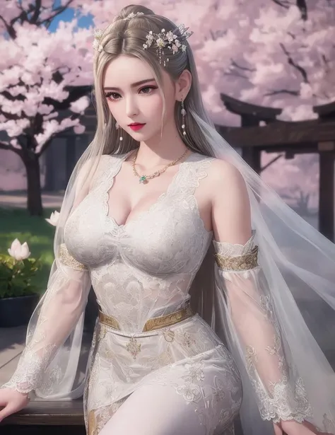 ultra realistic 8k cg, flawless, clean, masterpiece, professional artwork, famous artwork, cinematic lighting, cinematic bloom, perfect face, beautiful face, fantasy, dreamlike, unreal, science fiction, lace, lace trim, lace-trimmed legwear, luxury, jewelry, diamond, gold, pearl, gem, sapphire, ruby, emerald, intricate detail, delicate pattern, charming, alluring, seductive, erotic, enchanting, hair ornament, necklace, earrings, bracelet, armlet,halo,autumn,
(,1girl, pov,best quality, ) , (,1girl, solo, large breasts, looking at viewer, cherry blossoms, ) <lora:AnXue:0.6>