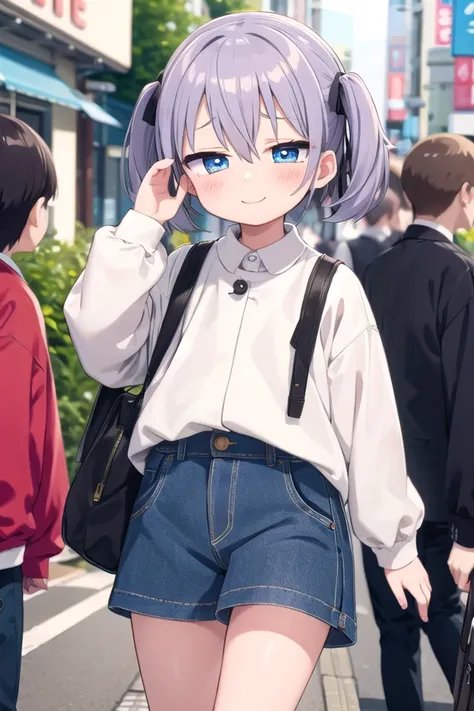 <lora:sensualface_type2_v3:1>
(cleavage:-1.5),insanely detailed, absurdres, ultra-highres, ultra-detailed, best quality,
1girl, solo, nice hands, perfect hands,
BREAK,
(wearing harajuku-style coordinate),
happy smile, laugh, closed mouth,
cute pose, cowboy shot,
BREAK,
slender, kawaii, perfect symmetrical face, ultra cute girl, ultra cute face, ultra detailed eyes, ultra detailed hair, ultra cute, ultra beautiful,
BREAK,
in harajuku, shibuya, tokyo, street, crowd, cityscape,
small breasts
BREAK,
(grey hair, blue eyes), hair between eyes