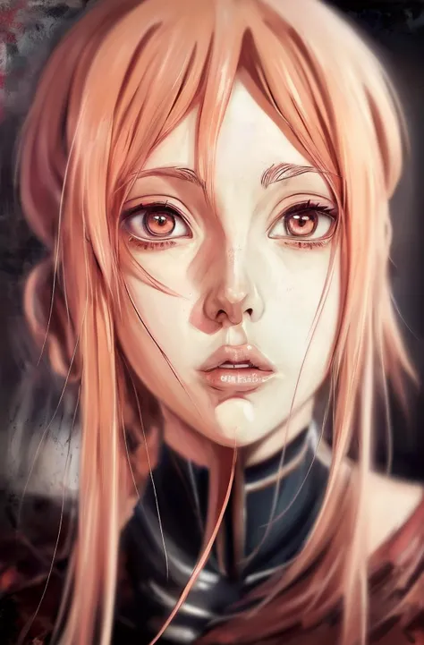 portrait, woman <lora:makima_offset:1.2>, anime, by <lora:AhmedKaram:0.6>
