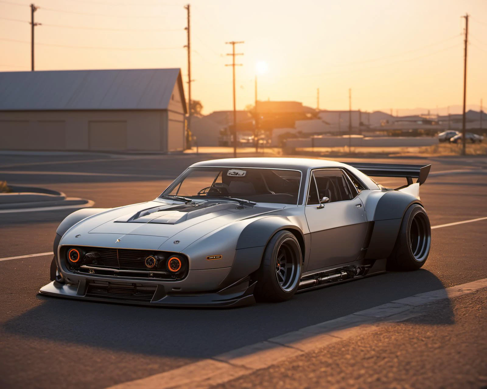 (intrincated details:1.2), (photorealistic), (masterpiece), (photography), cinematic lighting,
cyborg car, street, car, ground vehicle, motor vehicle, no humans, scenery, solo, vehicle focus, sunset
<lora:Drone_Cars_XL:1>