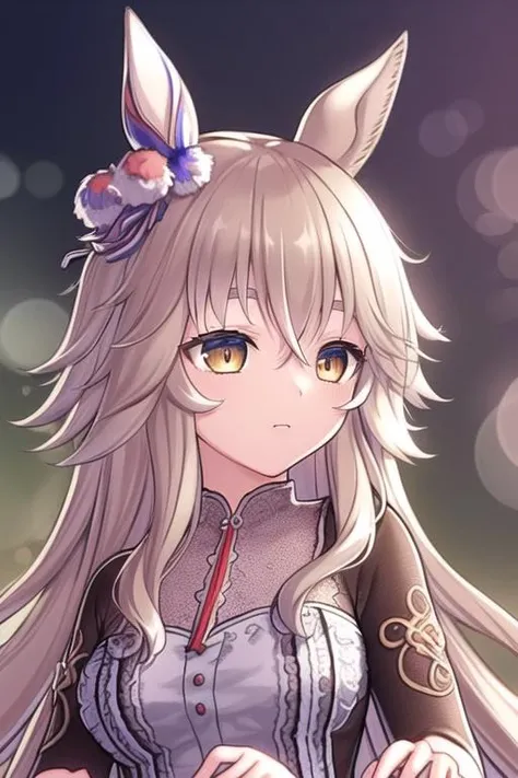 <lora:wonderacute:0.8>, original, intricate detail, illustration, masterpiece, extremely detailed CG unity 8k wallpaper, highlight, sharpening, dynamic, bokeh
a beautiful girl with animal_ears and hair_ornament