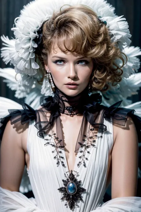 <lora:Aleksandra_Yakovleva:0.85> Tim Walker style award winning intrinsic detail dreamscape photo-art high fashion portrait style of a female supermodel with stylized modern hair in John Galliano fashion design in a high fashion studio, hd, 8k, (intricate details, hyperdetailed:1.15) (skin texture:1.2)