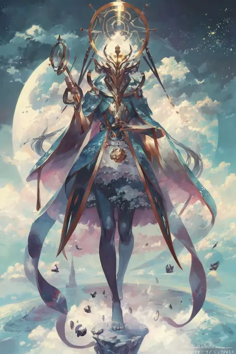 <lora:Aliens-01:1>  A mystical alien, giant form, shapeshifter, necromancer, android, body in pieces, magic halo, 4 arms:1.74, white background, High Details:1, ((No face:1.4))