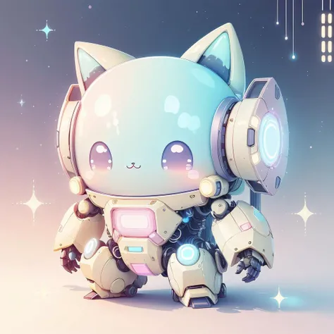 <lora:KawaiiTech-20:0.9>, kawaiitech,pastel color, kawaii,  cute colors ,scifi,
robot