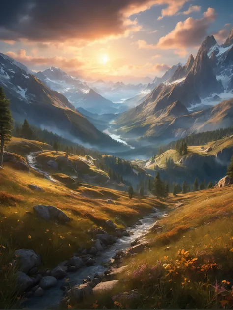 breathtaking , high quality,award winning,
(best quality,ultra-detailed,realistic,RAW photo,8k uhd,ultra high res,photorealistic style,cinematic scenes, masterpiece,dramatic lighting,extremely detailed CG unity wallpaper) ,landscape with Dark Colors,