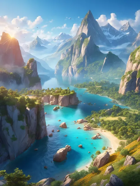 breathtaking , high quality,award winning,
(best quality,ultra-detailed,realistic,RAW photo,8k uhd,ultra high res,photorealistic style,cinematic scenes, masterpiece,dramatic lighting,extremely detailed CG unity wallpaper) ,landscape with Cool Colors,