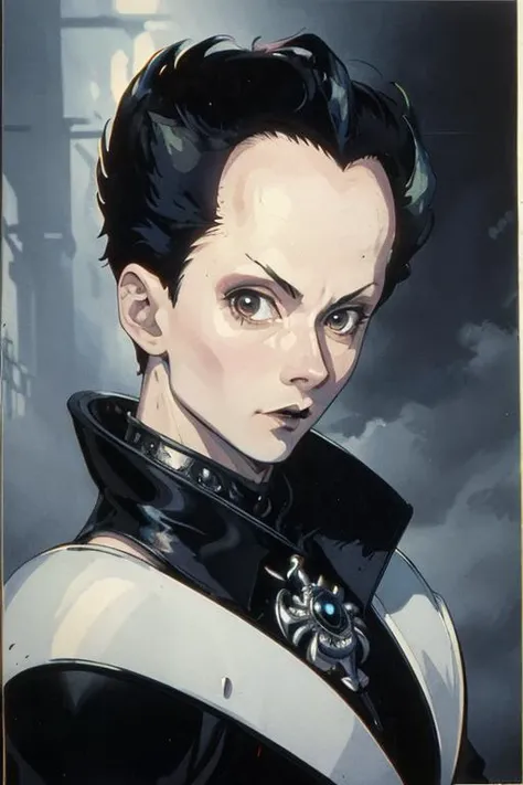 ultra detailed 8k, best quality, intricate details, 1boy, 1980s, anime, character portrait, klaus nomi <lora:diffusiondesign_KlausNomi_LoRA_1.09:0.8>