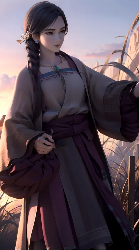 masterpiece,best quality,,1girl,black hair, chinese clothes, <lora:yingmo:0.8>,outdoor,cowboy shot, dynamic pose, dynamic angle