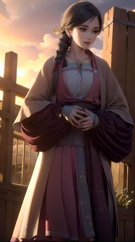 masterpiece,best quality,,1girl,black hair, chinese clothes, <lora:yingmo:0.8>,outdoor,cowboy shot, dynamic pose, dynamic angle