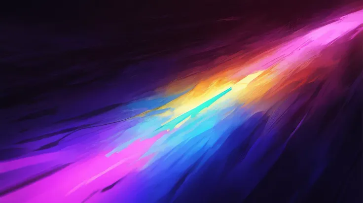black dark colorful abstract Synesthesia Iridescent dreams , absurdres
AND black darkness completely empty